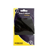 KORBOND 2 Pack BLACK Knee & Elbow Patches Suede Feel Iron Sew On Repair 110392
