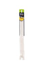 KORBOND High Quality 25cm Nylon Zips Black White Brown Cream Khaki Closed Ended