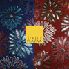 Floral Firework Splash Metallic Textured Brocade Jacquard Dress Fabric 58