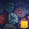 Floral Firework Splash Metallic Textured Brocade Jacquard Dress Fabric 58