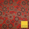3 COLOURS - Ornate Floral Metallic Textured Brocade Jacquard Dress Fabric 58