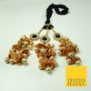 GOLD Spike Mirror Parandi Paranda Indian Tassels Mehndi Jago Hair Braid PR523