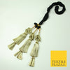GOLD Knot Parandi Paranda Indian Punjabi Tassels Mehndi Jago Hair Braid PR514