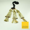 GOLD Knot Parandi Paranda Indian Punjabi Tassels Mehndi Jago Hair Braid PR514