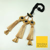 GOLD Mirror Parandi Paranda Indian Punjabi Tassels Mehndi Jago Hair Braid PR503