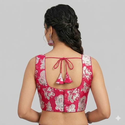 PINK | BROCADE | BLOUSE