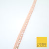 15 COLOURS - Premium Slim Sequin Pearl Beaded Ribbon Trim Border Lace - 1cm Wide