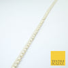 15 COLOURS - Premium Slim Sequin Pearl Beaded Ribbon Trim Border Lace - 1cm Wide