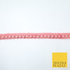 15 COLOURS - Premium Slim Sequin Pearl Beaded Ribbon Trim Border Lace - 1cm Wide