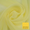LIGHT GOLD Premium Plain Dyed Chiffon Fine Soft Georgette Sheer Dress Fabric 8359