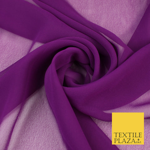 TAUPE Premium Plain Dyed Chiffon Fine Soft Georgette Sheer Dress Fabric 8294