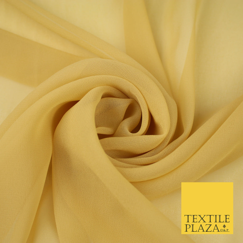 SAND GOLD Premium Plain Dyed Chiffon Fine Soft Georgette Sheer Dress F O & P Birmingham SAND GOLD Premium Plain Dyed Chiffon Fine Soft Georgette Sheer Dress F O & P Birmingham