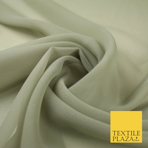 WARM GOLD 2 Premium Plain Dyed Chiffon Fine Soft Georgette Sheer Dress Fabric 8289