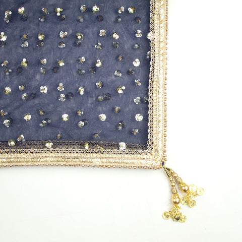 THE DONNA DUPATTA - BLACK