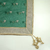 THE RHEA DUPATTA - FOREST GREEN