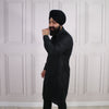 4 COLOURS - Mens Tab Kurta Pajama Cotton Indian Punjabi Asian Shirt Jago Sangeet