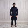 4 COLOURS - Mens Tab Kurta Pajama Cotton Indian Punjabi Asian Shirt Jago Sangeet