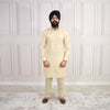 4 COLOURS - Mens Tab Kurta Pajama Cotton Indian Punjabi Asian Shirt Jago Sangeet