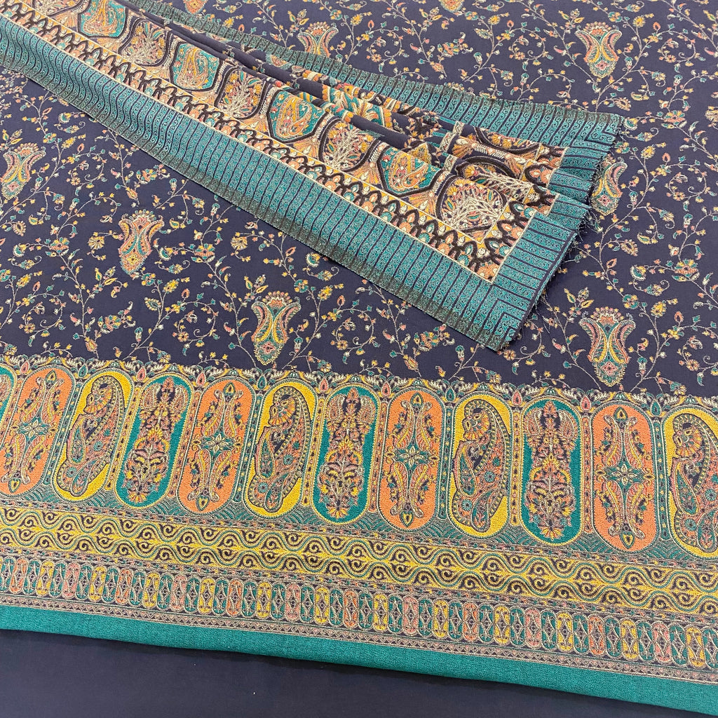 Designer Self Print Alpine Floral Garam Suit