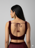 MAROON |MICRO VELVET| BLOUSE