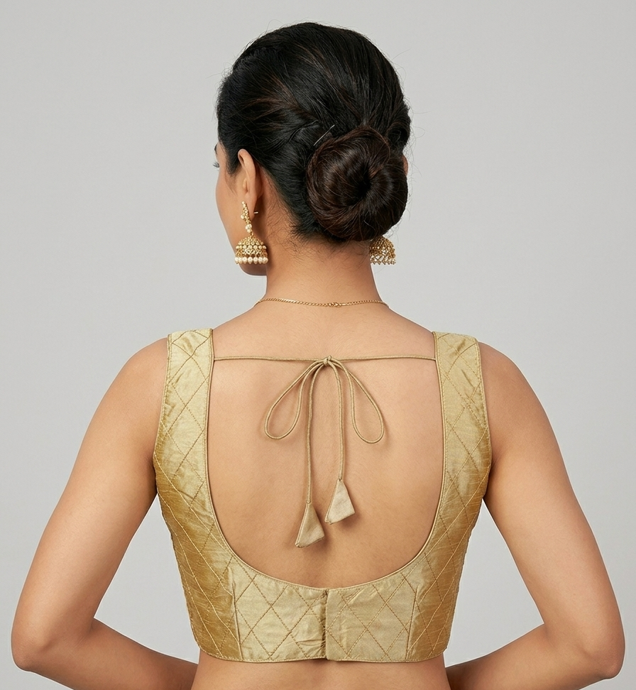 GOLD | PURE SILK | BLOUSE
