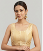 GOLD | FAUX RAW SILK | BLOUSE