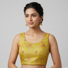 YELLOW | BROCADE | BLOUSE