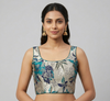 TEAL | BROCADE | BLOUSE
