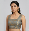 GREY | BROCADE | BLOUSE