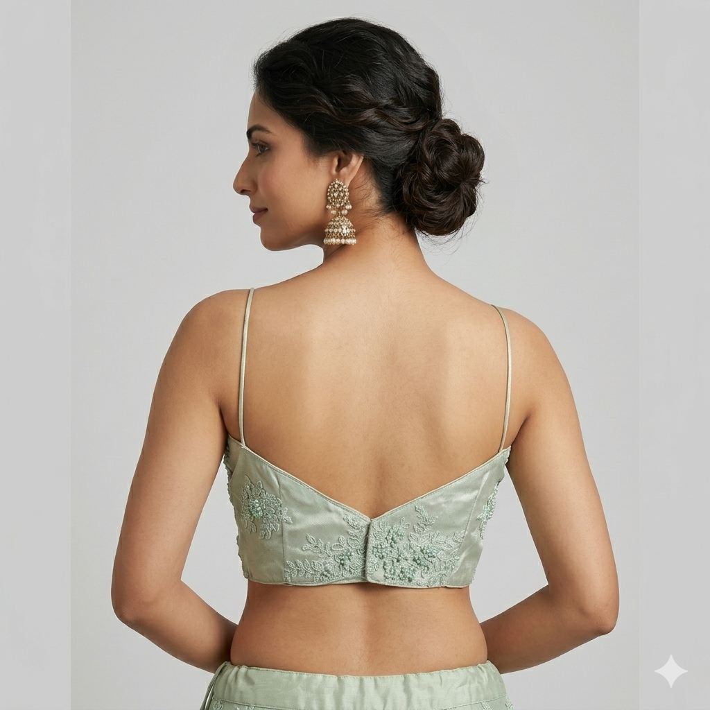 MINT GREEN | NET | BLOUSE