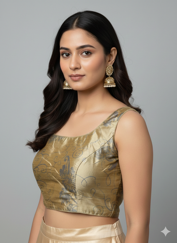 GREY |PLAIN SILK |BLOUSE