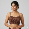 ROSE GOLD | SHIMMER LACE | BLOUSE