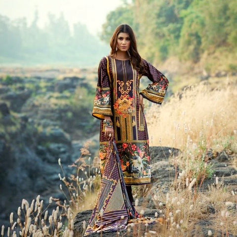 Unstitched Soft Georgette Suit