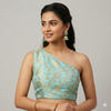 BLUE | SILK | BLOUSE