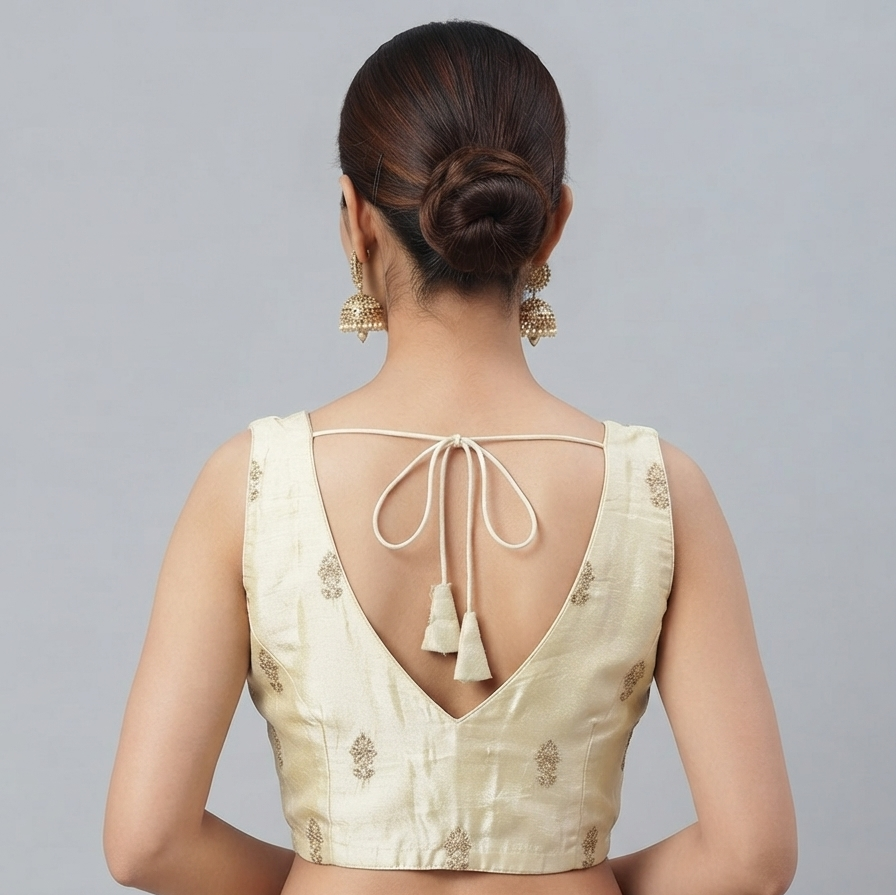 CREME | SHIMMER  | BLOUSE