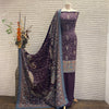 Designer Self Print Alpine Floral Garam Suit