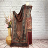 Designer Self Print Abstract Garam Suit (V12)