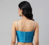 COLBALT | TAFFETA SILK| BLOUSE