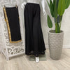 VALENTINA | BLACK PLAIN SHARARA & DUPATTA SET