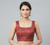 MAROON | BROCADE | BLOUSE