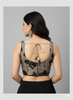 BEIGE|BLACK | NET | BLOUSE