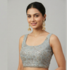 GREY | GEORGETTE | BLOUSE
