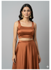 RUST | SATIN | BLOUSE