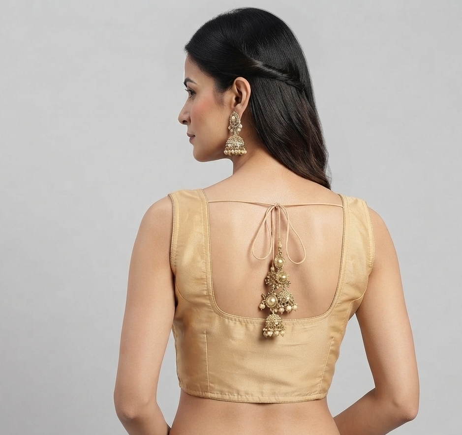 ALIA | PEACH TAFFETA SILK | BLOUSE