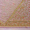 Unstitched Soft Georgette Embroidered Suit