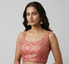 CORAL | BROCADE | BLOUSE