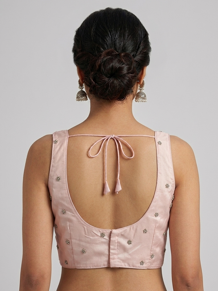 PEACH | NET | BLOUSE