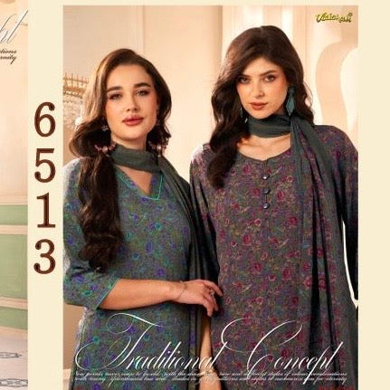 Designer Vaishali Floral Crepe Print Suit