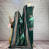 Designer Luxury Digital Velvet Print Suit (V12)