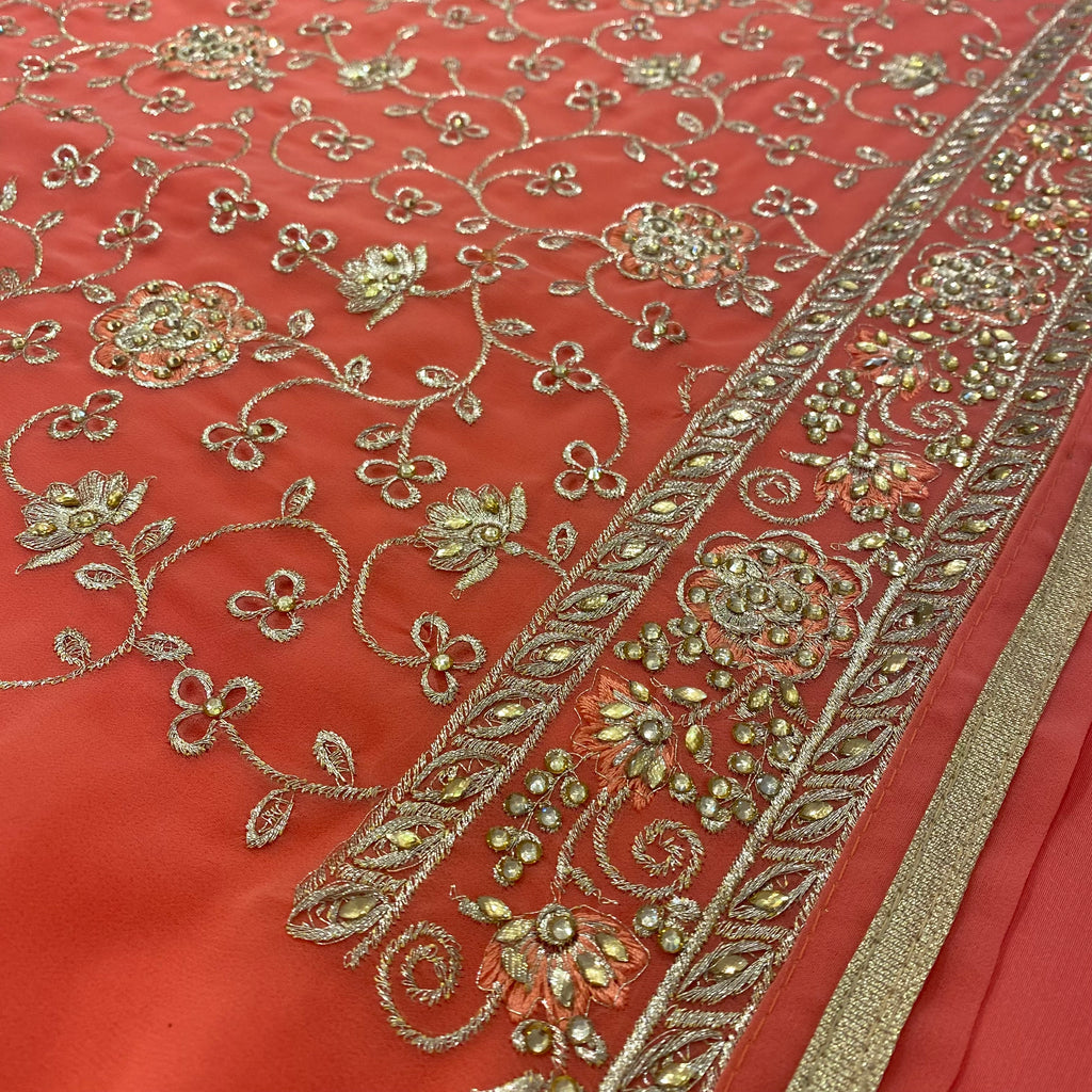 Unstitched Soft Georgette Suit